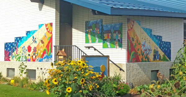 St. Augustine of Canterbury collaborates with neighbours on art installation