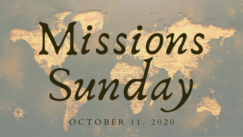 Missions Sunday 