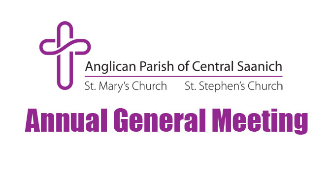 Annual General Meeting - Parish of Central Saanich
