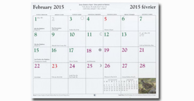 Parish Calendars