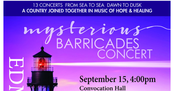 Mysterious Barricades Cross-Canada Concert 
