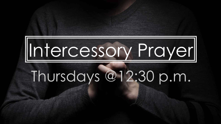 Intercessory Prayer Kingston Gospel Temple