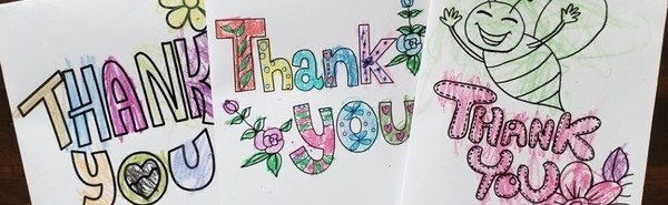 Thank you to front line workers - and to you for staying safe at home