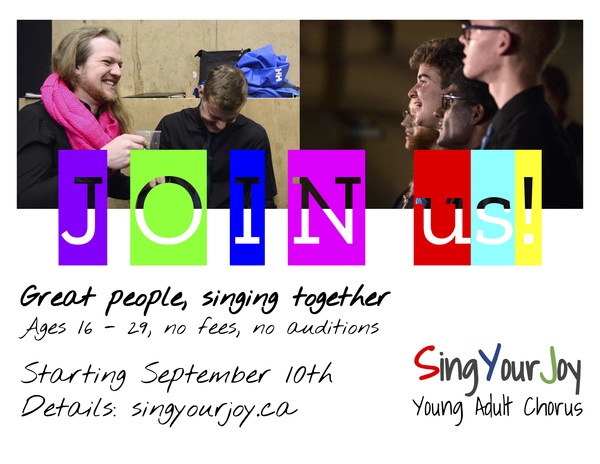 SingYourJoy Young Adult Chorus