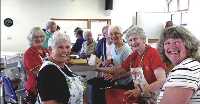 Making the Mincemeat at St. Bart's, Gibson's Landing image