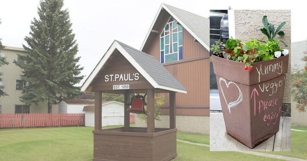 St. Paul's, Leduc Offers Community Vegetable Planters