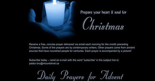 Prayers for Advent