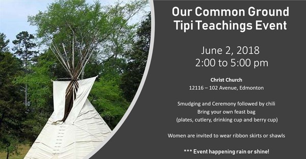 Our Common Ground Tipi Teaching Community Event