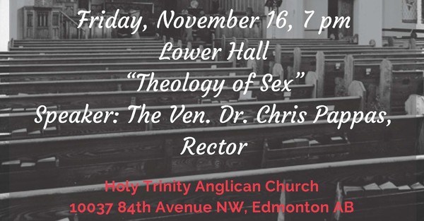 “Theology of Sex” with the Ven. Dr. Chris Pappas