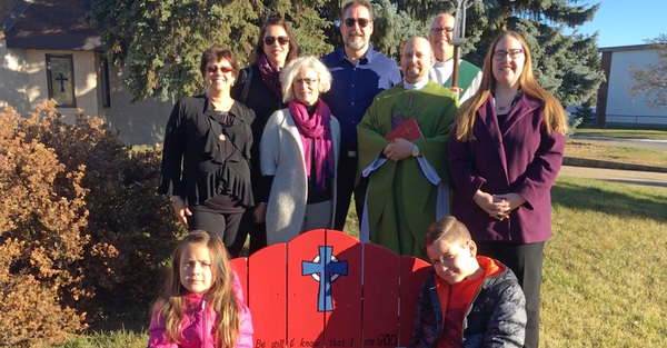 St. Patrick's Blesses Community Bench