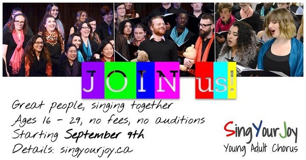 SingYourJoy Young Adult Chorus 