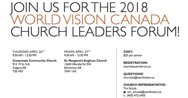 World Vision Church Leaders Forum