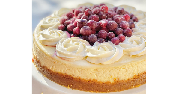 Christmas Cranberry Cheesecake!