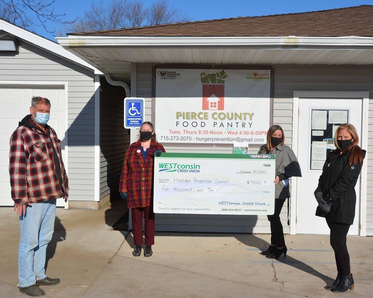 WESTconsin Credit Union makes a big contribution to community Hunger