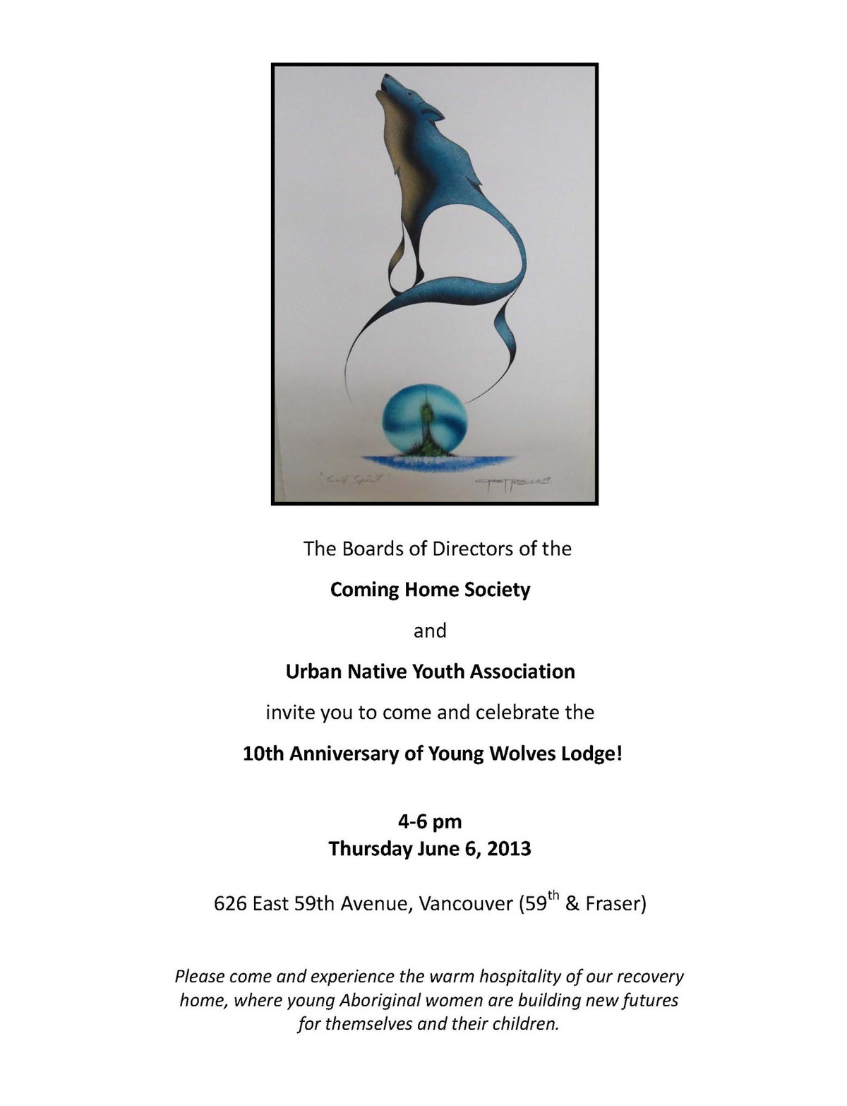 10th Anniversary of Young Wolves Lodge | Anglican Diocese of New