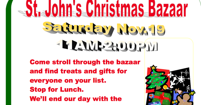 St. John's Christmas Bazaar image
