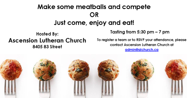 2nd Annual Ecumenical Meatball Cook-off