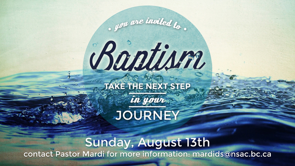 Baptism Sunday