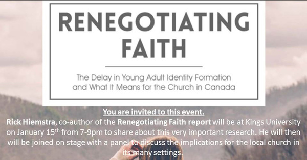 Public Conversation about Young Adults and Faith