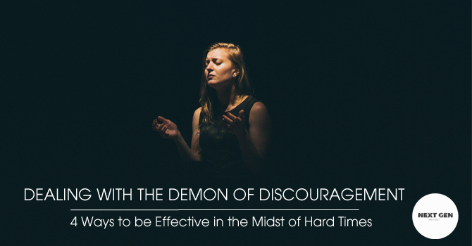 Dealing With The Demon Of Discouragement image