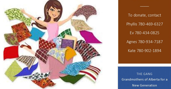 Crafty GANG Accepting Fabric Donations