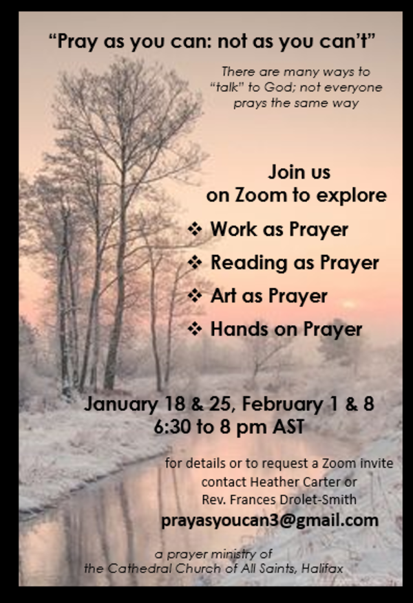 "PRAY AS YOU CAN: NOT AS YOU CAN'T"