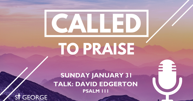 Talk "Called to Praise image