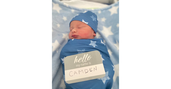 Welcome, Baby Camden Bowie Parsall-Myler!