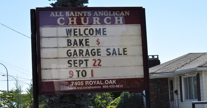 Rummage and Bake Sale at All Saints Burnaby image