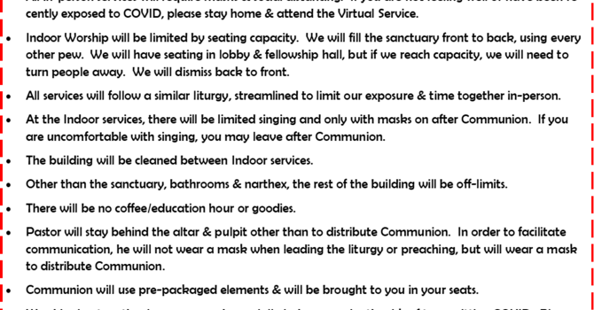 Modified In-Person Services image