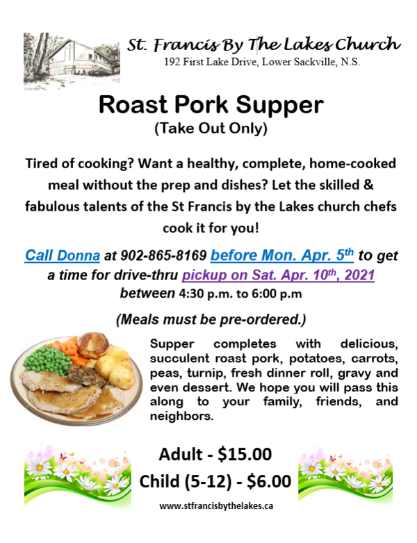 Roast Pork Supper