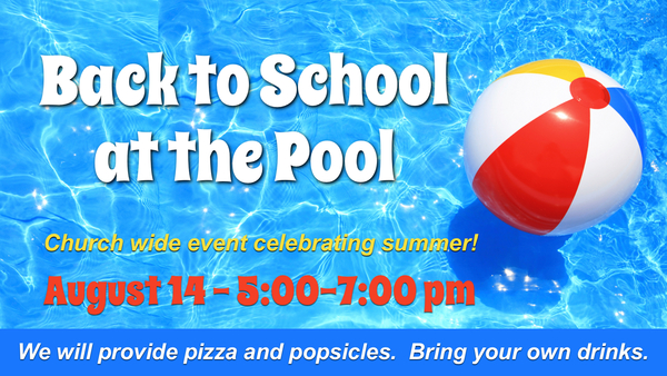 Back To School at the Pool