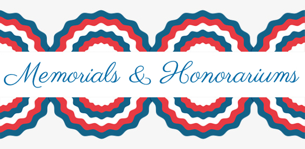 Memorials & Honorariums
