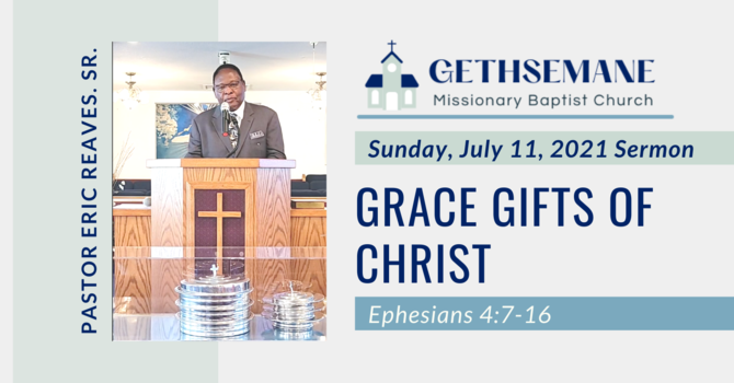 Grace Gifts Of Christ