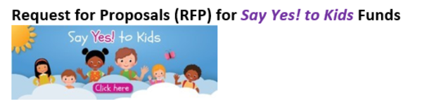 Anglican Foundation’s Say Yes! to Kids Funds