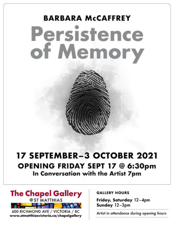 Upcoming Chapel Gallery Exhibit:  Persistence of Memory