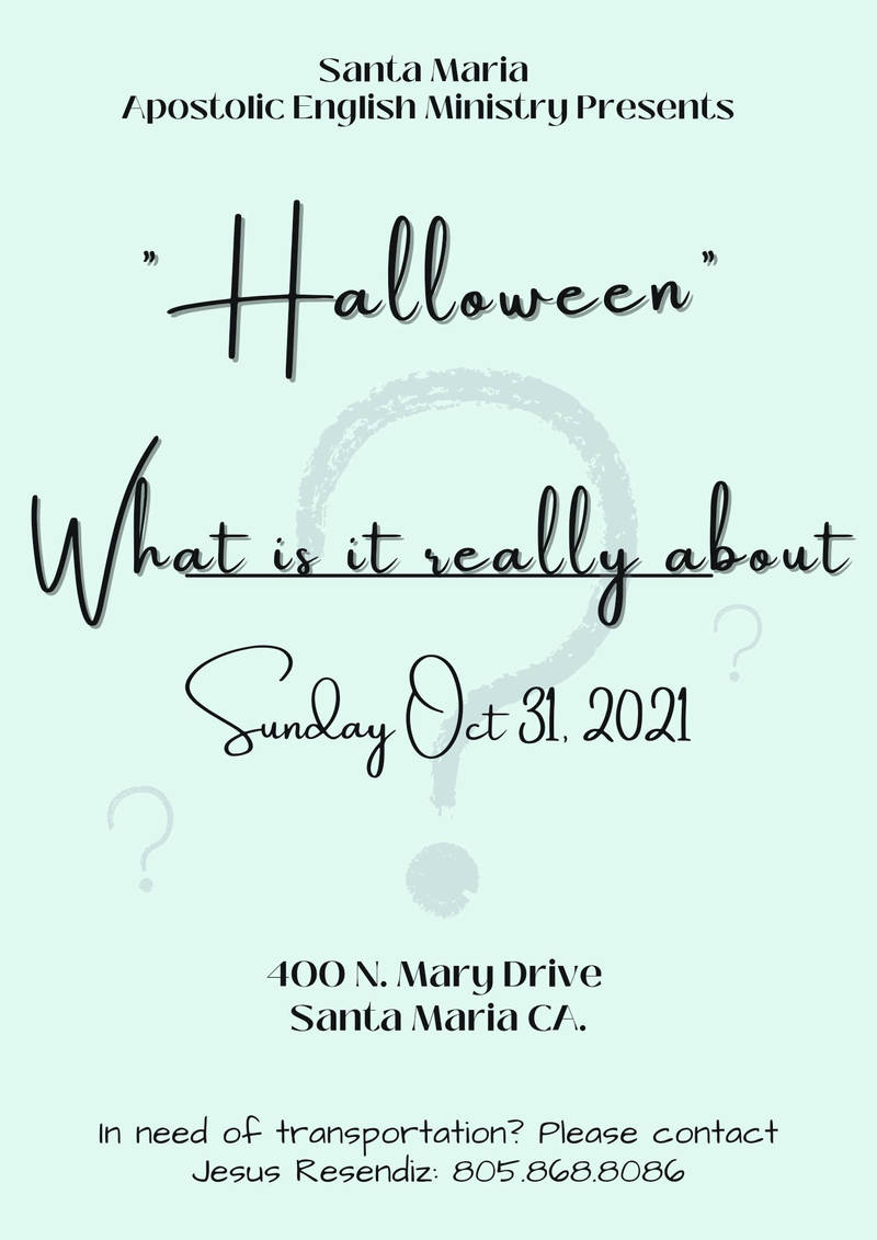 "Halloween, What Is It Really About?"