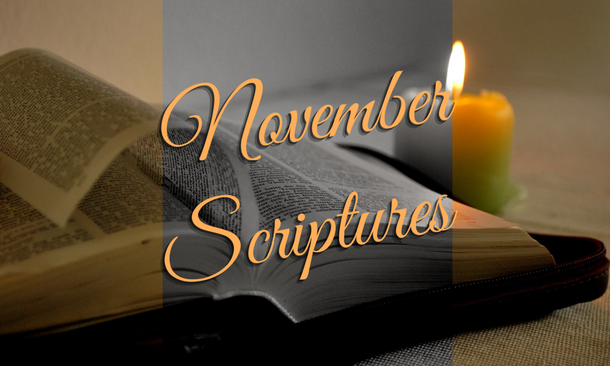 November's Scriptures | Worship & Music | Faith Lutheran Church