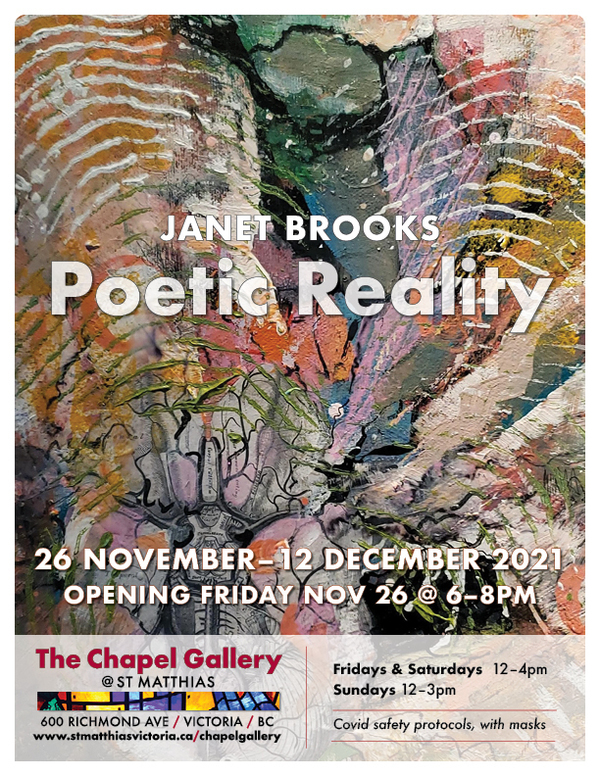 Coming Chapel Gallery Exhibit:      Poetic Reality