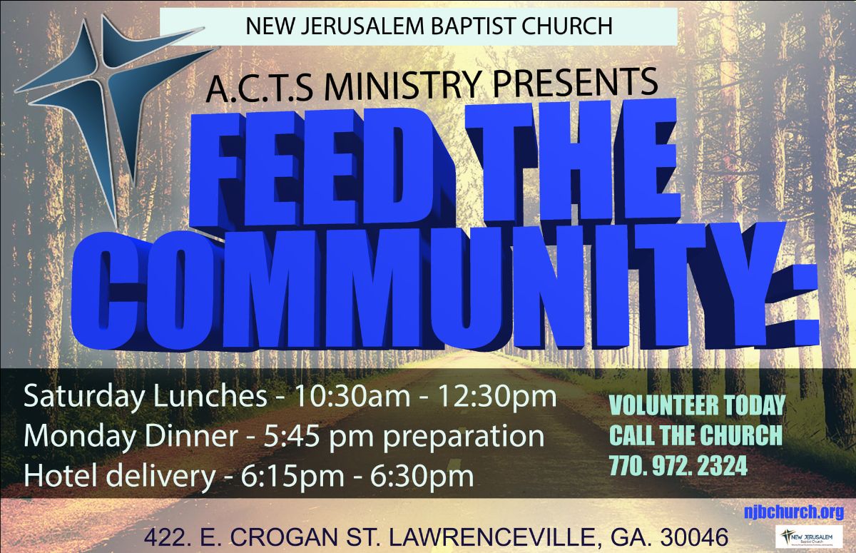ACTS Ministry Feed the Community | New Jerusalem Baptist Church
