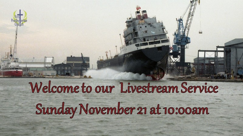 Sunday November 21 Livestream Service