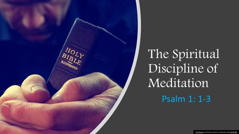 The Spiritual Discipline of Meditation!