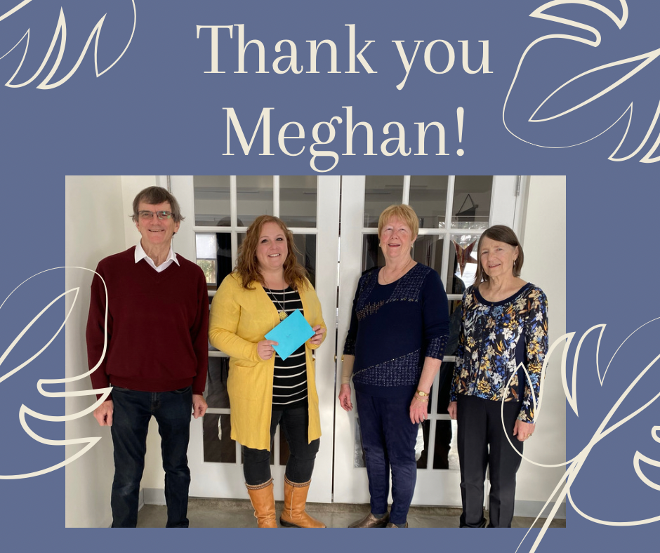 Thank you to Meghan! Glen Morris United Church