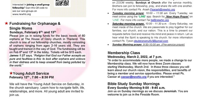 Weekly Bulletin image