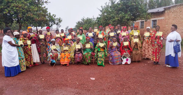 Buyé Mother's Union Distributes Medical Cards to People in Mwumba and Gatukuza Parishes