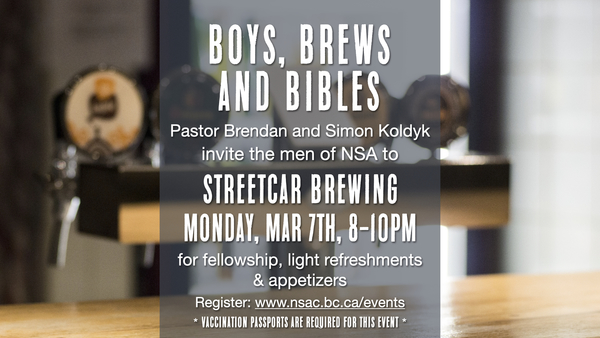 Boys, Brews and Bibles
