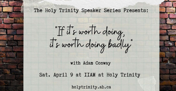 Holy Trinity Speaker Series