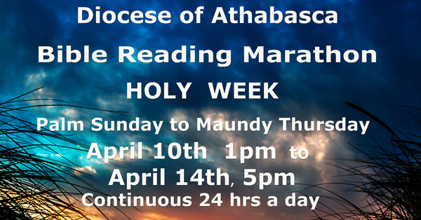 Holy Week Online Bible Reading Marathon