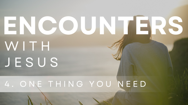 4. One Thing You Need