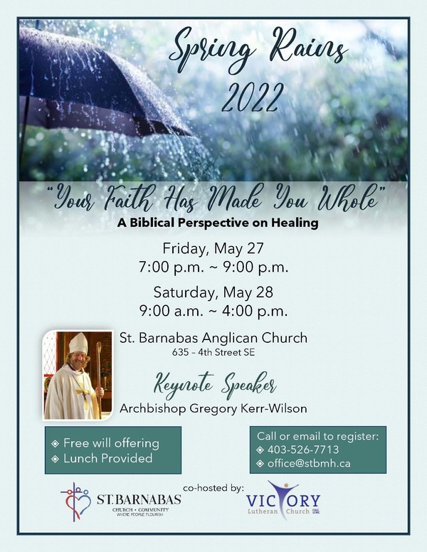 Spring Rains Healing Conference